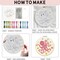 4 Sets Embroidery Kit for Beginners with Sea Animals Pattern DIY Embroidery Kit